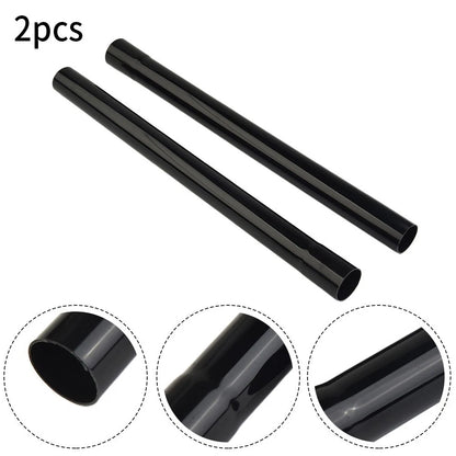 2X 35mm Vacuum Cleaner Extension Wands Attachment Tubes - Black