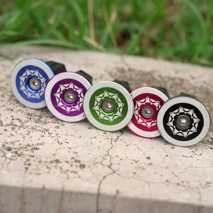 Bicycle Handlebar Cap for 22-24mm Bars (Expandable Aluminum Alloy)