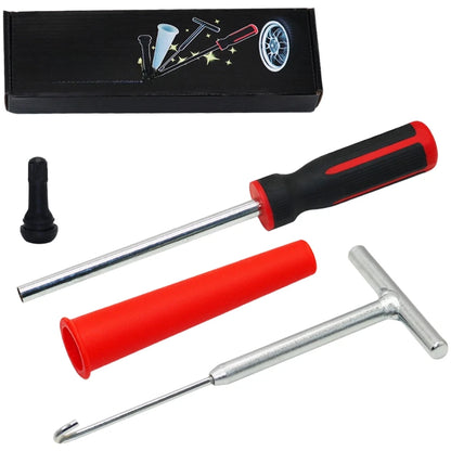 TR413 Valve Stem Tool Kit - 4/7 Core Tools in One Set - 28x8.7x3.5cm Dimensions