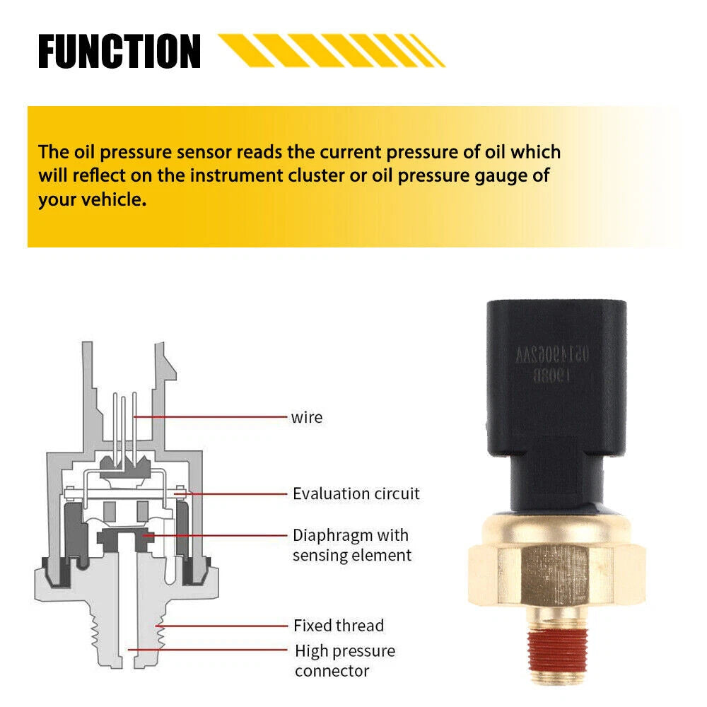Engine Oil Pressure Sender Switch Sensor for Chrysler Dodge Jeep (2011–2023)