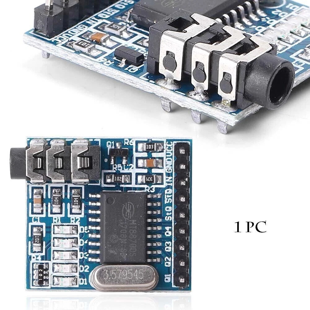 DTMF MT8870 Voice Decoder Module for Telephon Audio Decoder (N/A)