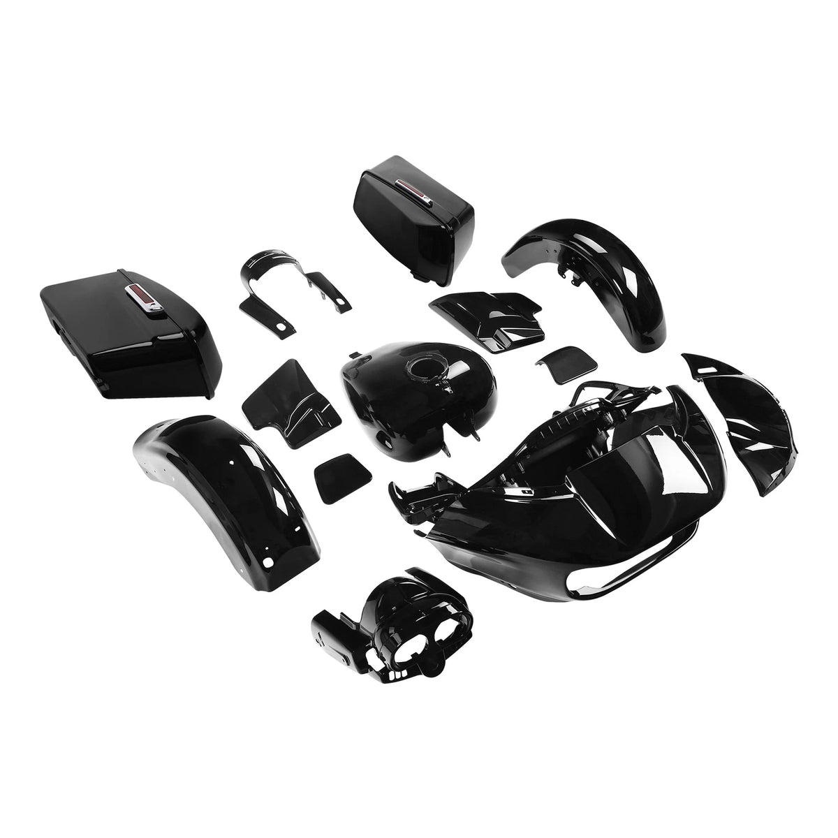 Fairings Bodywork Kit for Harley Road Glide (2015–2024) Vivid Black