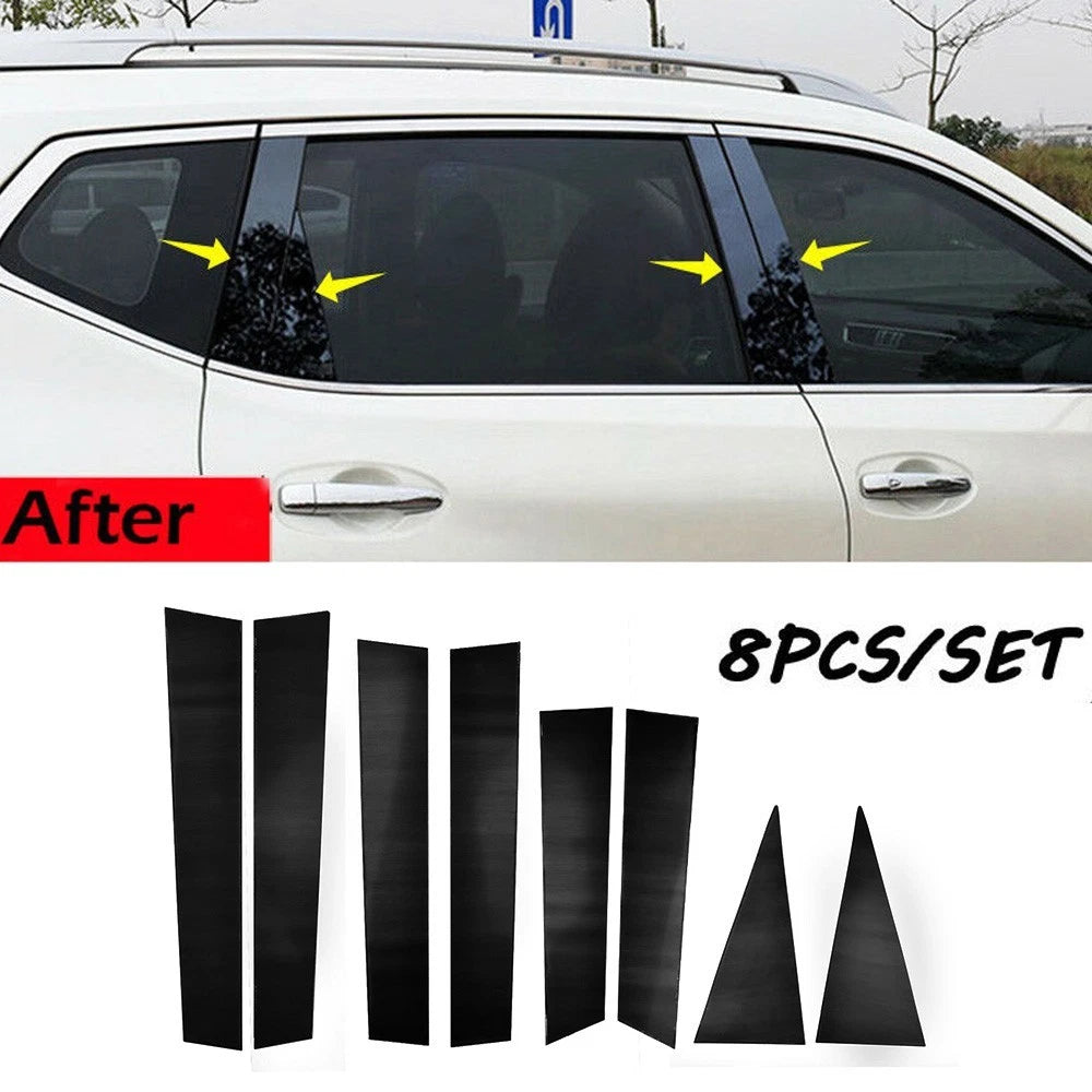 Waterproof Window Pillar Trim for - Anti-Rust PC Plastic