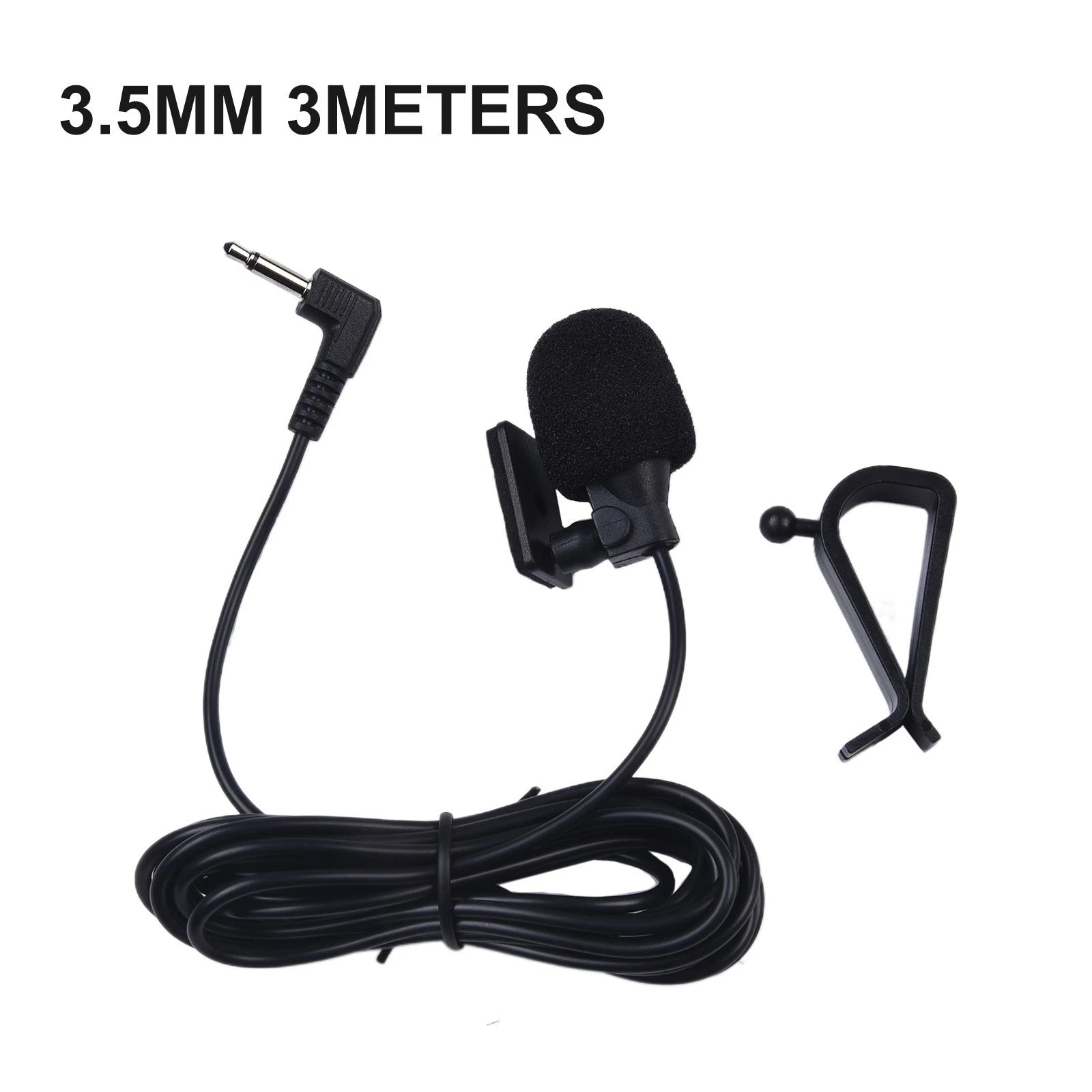 3.5mm External Microphone for Car Radio Cell Phone/Laptop