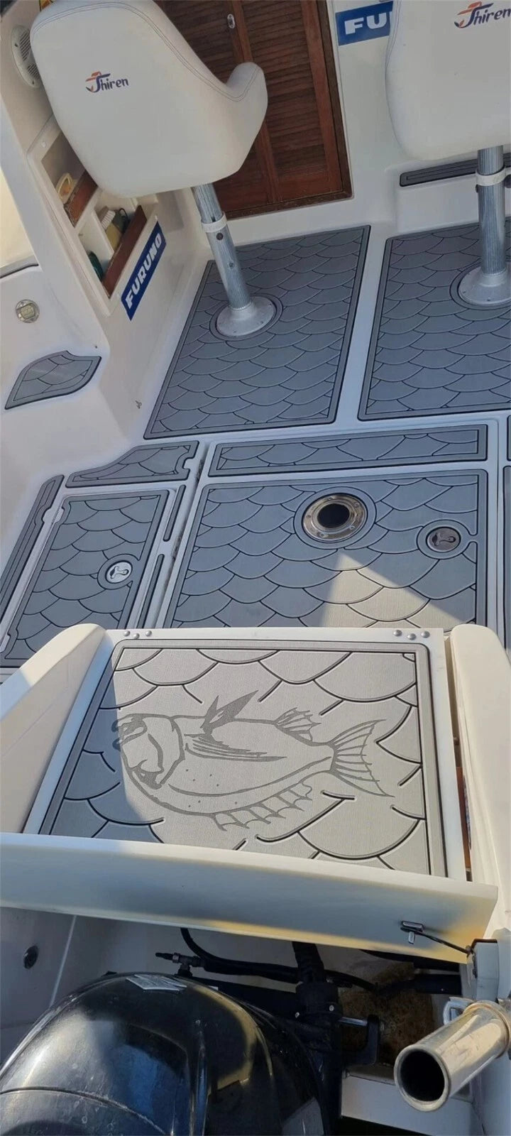 EVA Foam Cockpit Floor Mat Pads for Shiren 23 (2009)