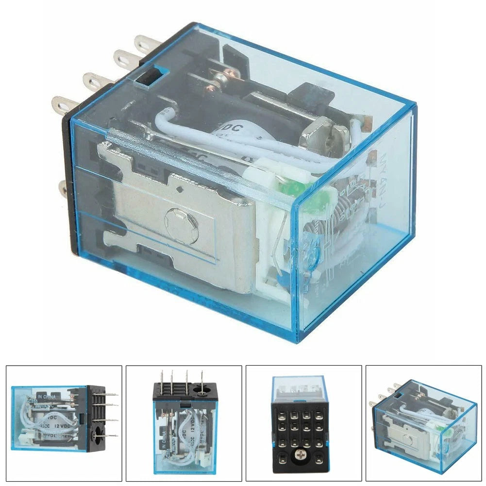 Coil Power Relay for 4NO 4NC Electromagnetic Relay