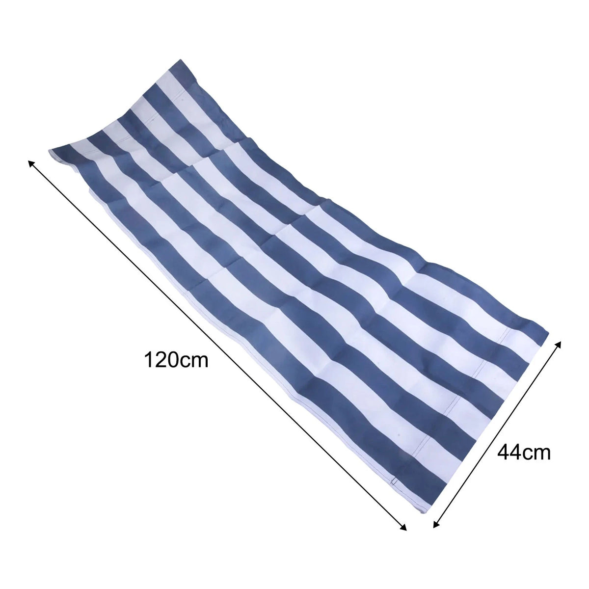 Outdoor Polyester Replacement Fabric for Beach Loungers and Chairs (120x45 cm)
