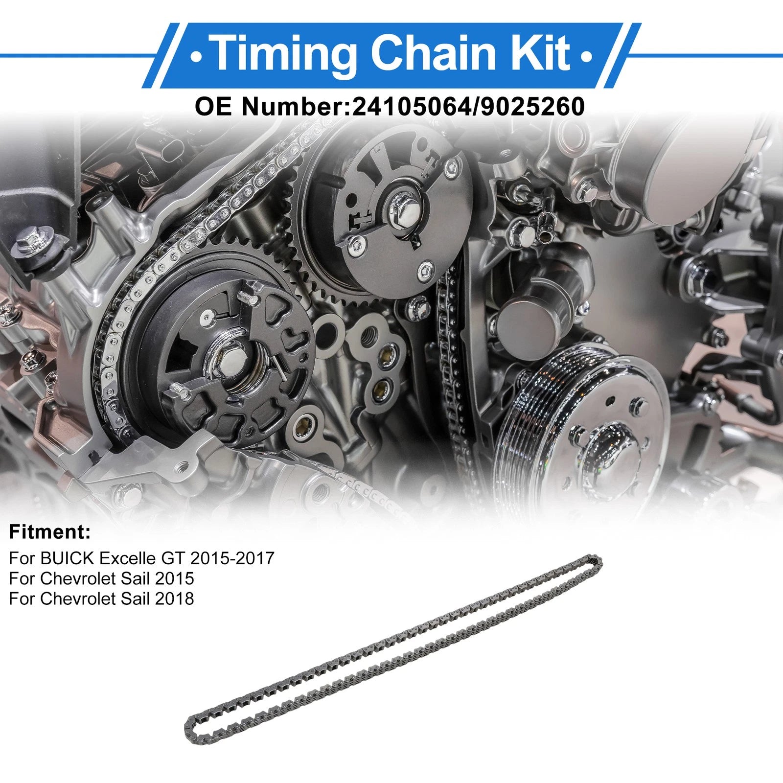 Timing Chain Kit Replacement for Buick Excelle GT (2015–2017)