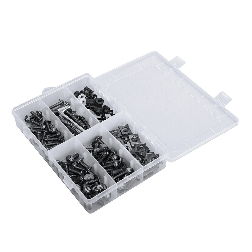 177PCS Fairing Bolts Kit M5/M6 for Sportbikes (Universal)