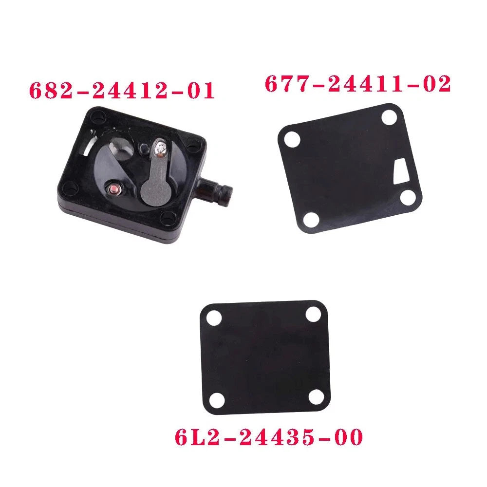 Fuel Pump Kit for Yamaha Outboard 2T 15-25HP (682-24412, 677-24411)