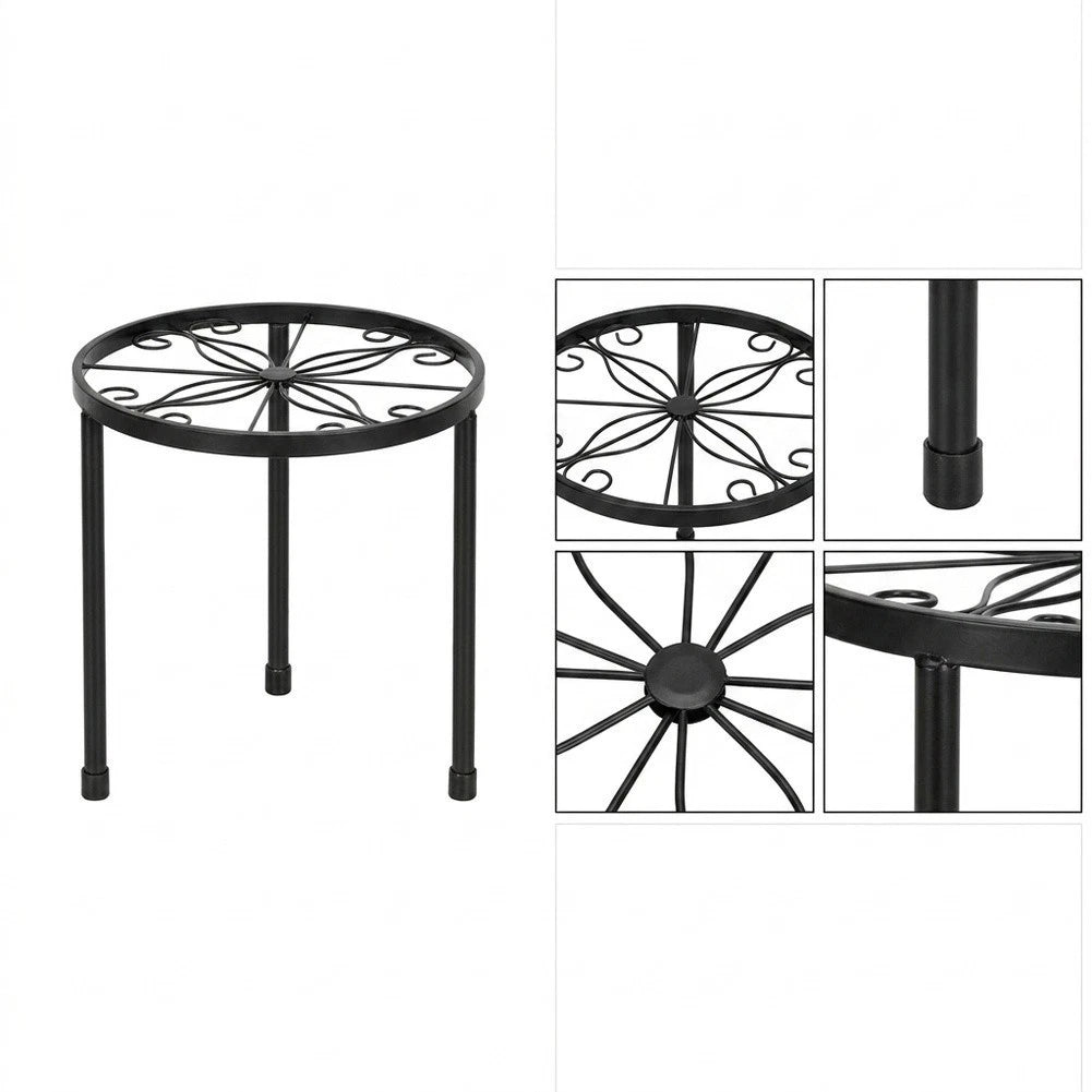 Metal Plant Stands for Indoor Use - Slip Resistant Decor