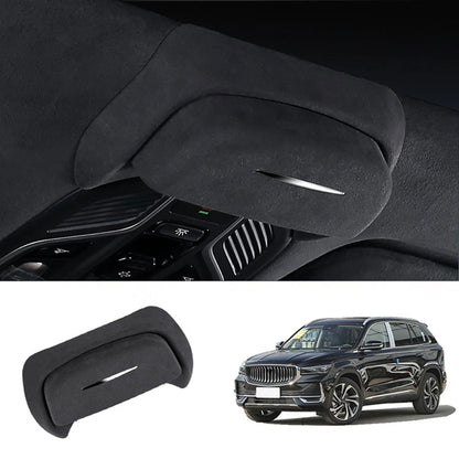 Glasses Holder Automobile Sunglasses Storage Case for Geely Monjaro L (Flocking)