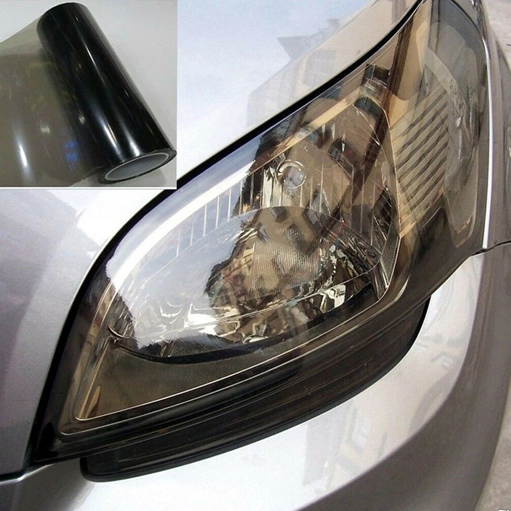 Light Smoke Black Tint Film for Headlights Tail Lights (30x50cm)