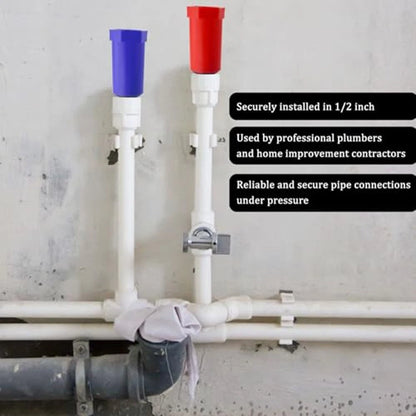 20 Count 1/2 Inch Water Pipe Adapter for Sealing Pipes During Renovations