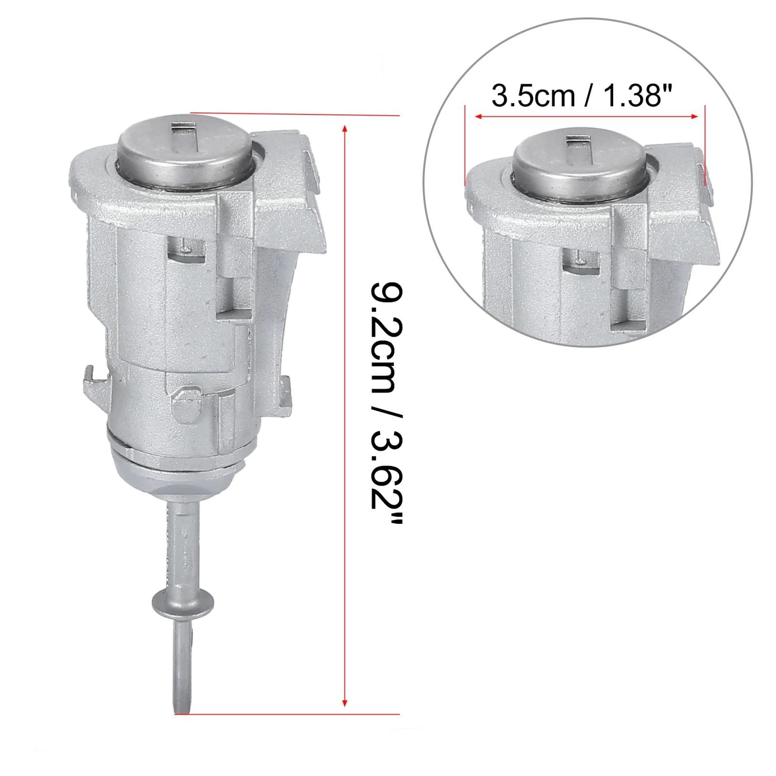 Door Lock Cylinder with Keys Front for Volkswagen Jetta (2005–2015)