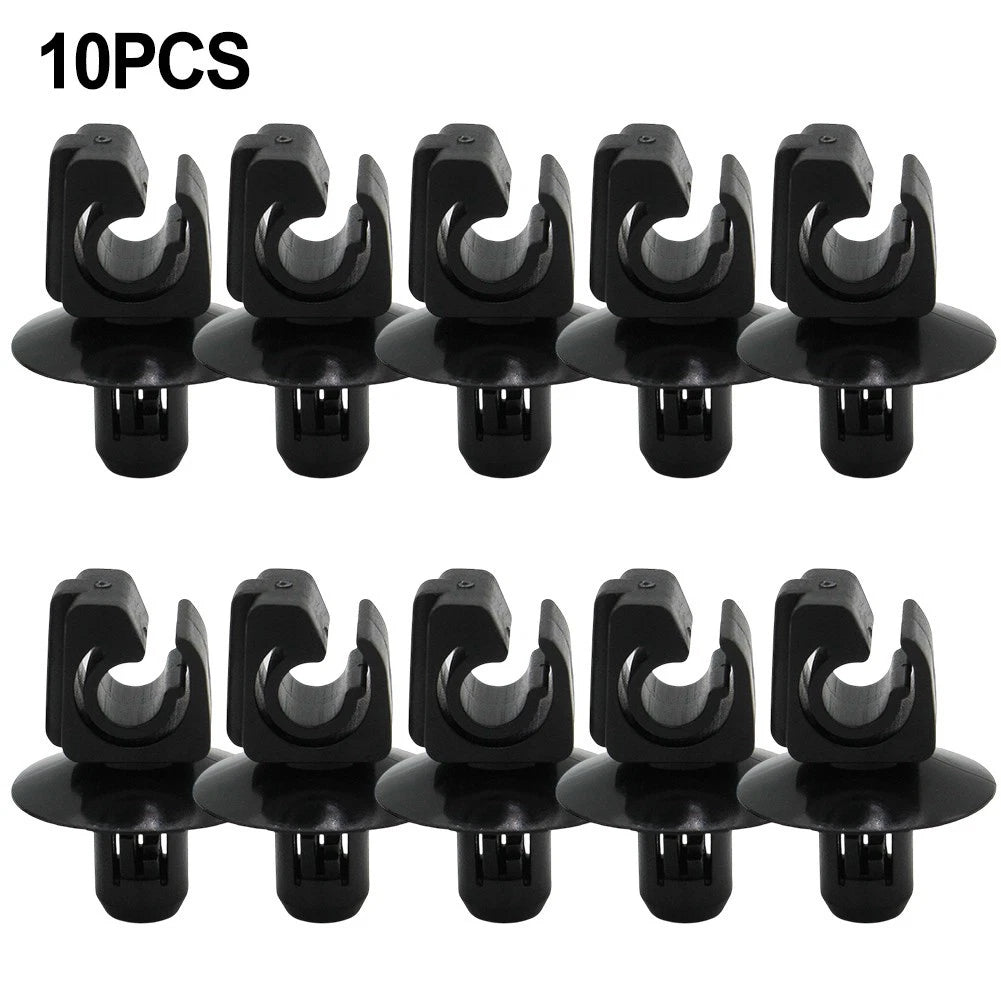 Set of 10 Rear Brake Line Hose Pipe Clips for Ford