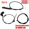 3X Engine Hood Release Cable for BMW E46 (2000–2006) OEM Numbers