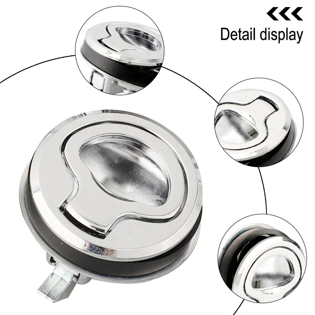Heavy Duty Stainless Steel Boat Hatch Flush Pull Locking Latch