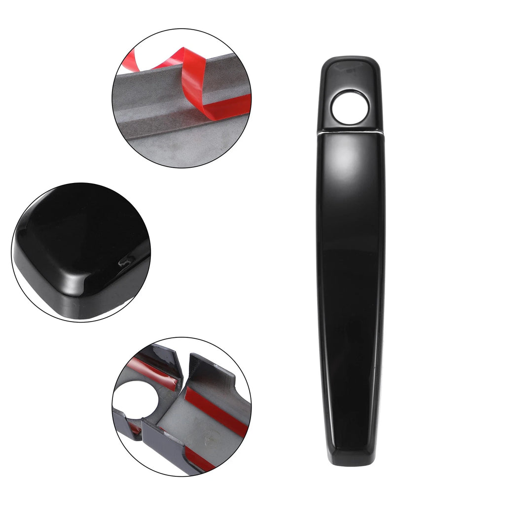 Door Handle Cover Front for Chevy Camaro (2010–2015) Black Replacement 2Pcs