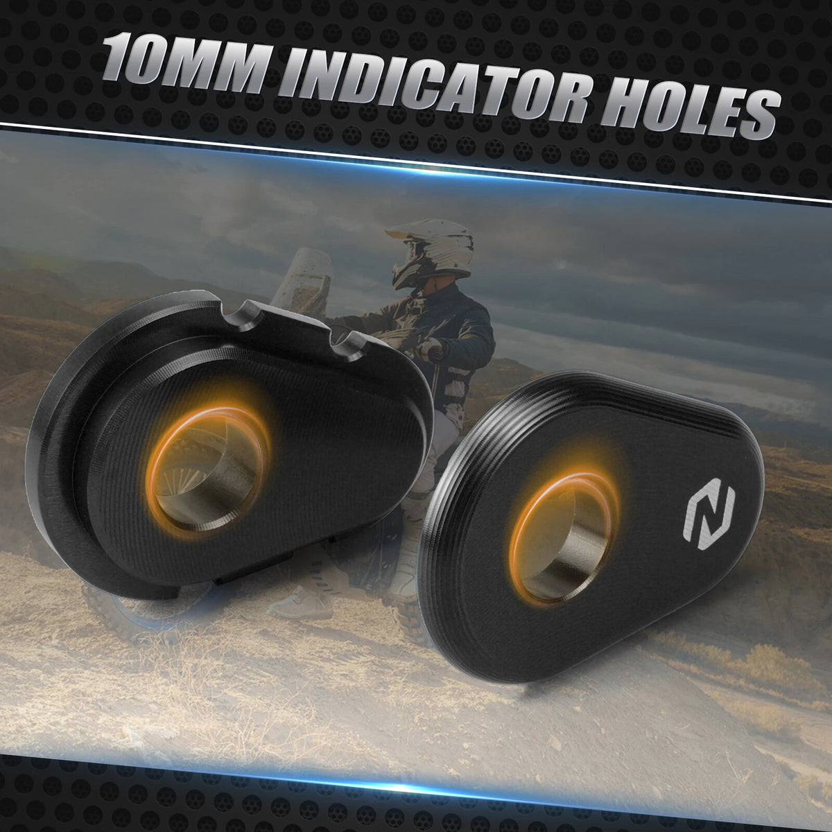 Turn Signal Indicator Adapter Spacers for Yamaha Tenere 700 (2019–2024)