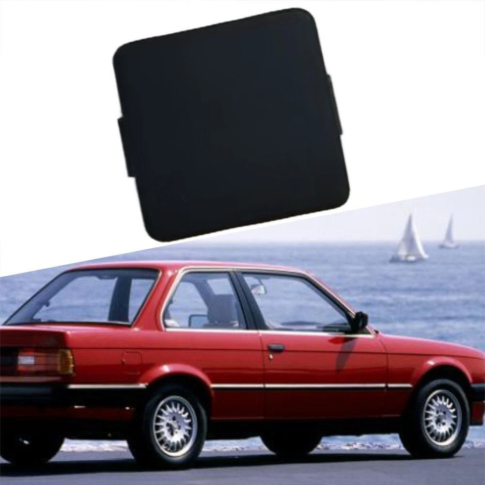 Tow Bar Cover 51111961926 for BMW E30 (1982–1994) Black Front Rear Bumper