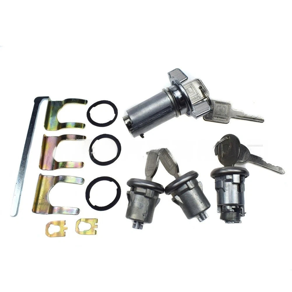 Ignition Door Boot Lock Cylinder Key Set for Chevrolet Impala (2000)