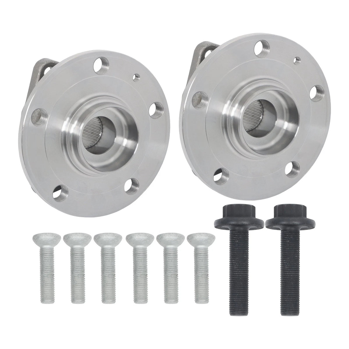 2X Wheel Hub Bearing Assembly for Audi A3 Q3 S3 VW Jetta Golf (2013–2020)
