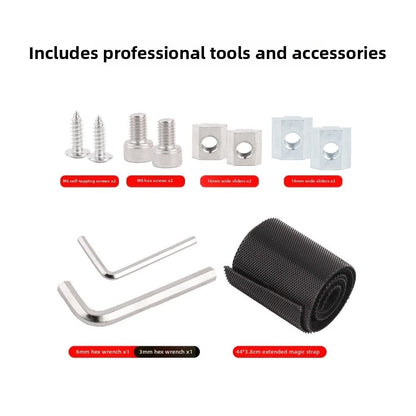 Bike Rear Wheel Securing Fork for Car Racks (Anodized Aluminum Alloy)