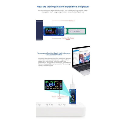 USB Voltage Current Power Tester Meter for Battery Capacity