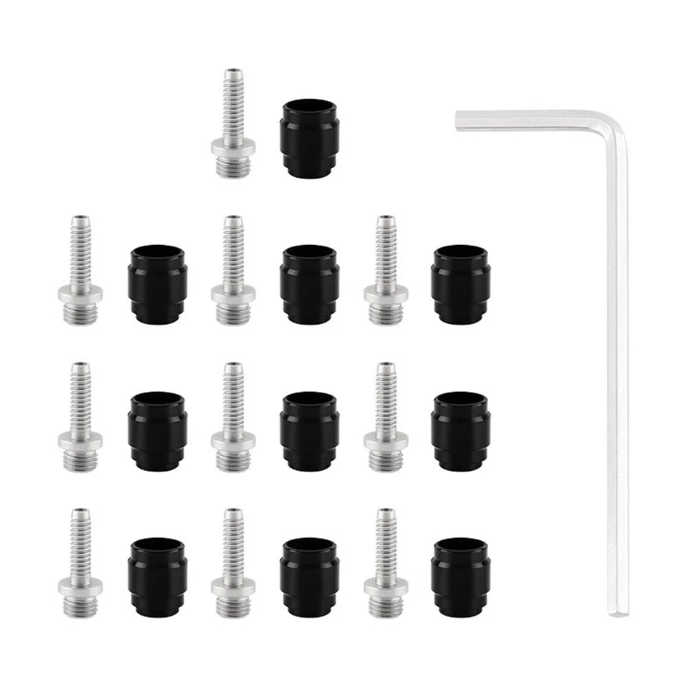 21pcs Set of Outdoor Sport Hose Fitting Kit Insert 11.83.92.3mm Red Silver