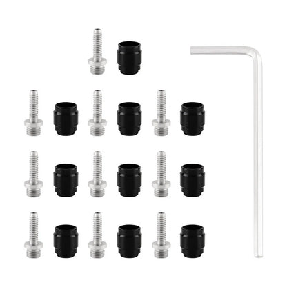 21pcs Set of Outdoor Sport Hose Fitting Kit Insert 11.83.92.3mm Red Silver