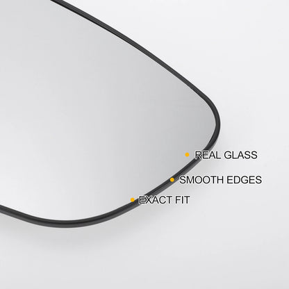 Heated Right Side White Mirror Glass for KIA Ceed (2012–2018)