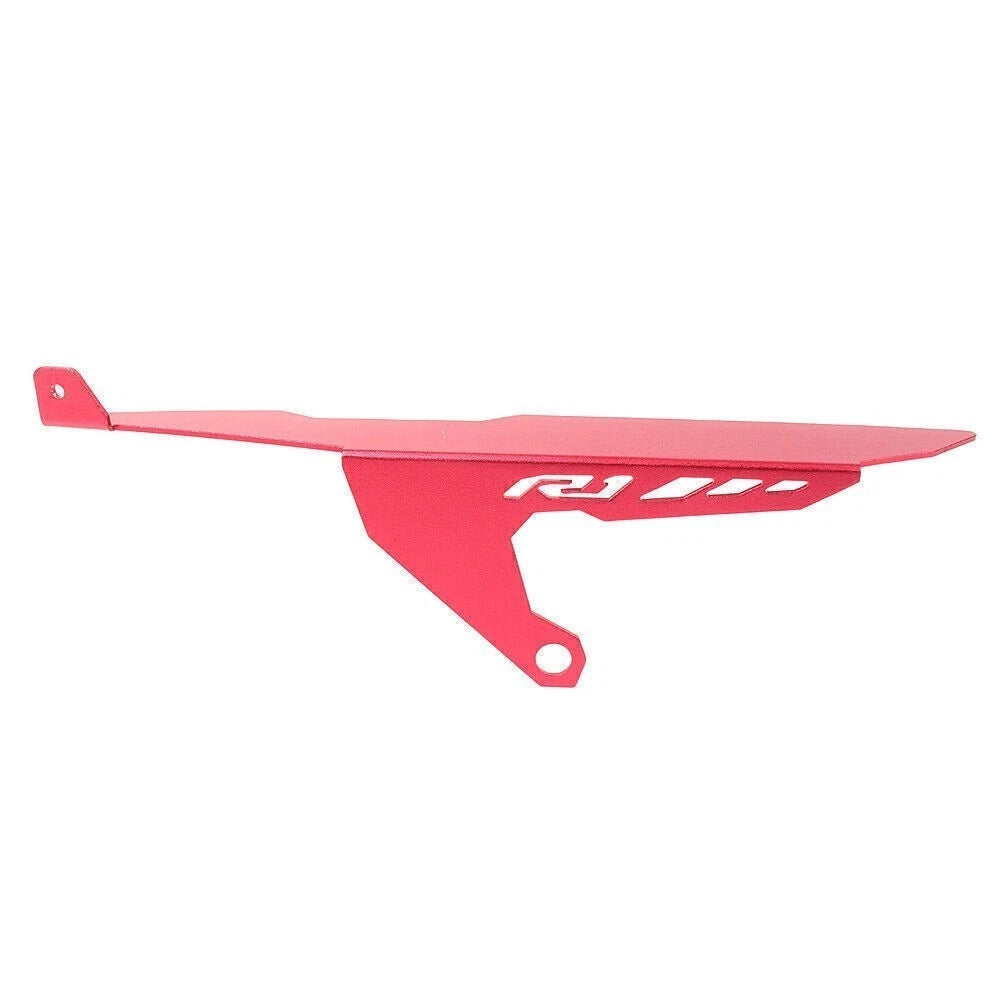 CNC Chain Protector Guard Cover for Yamaha YZF R1 (2015–2017) Aluminum Red