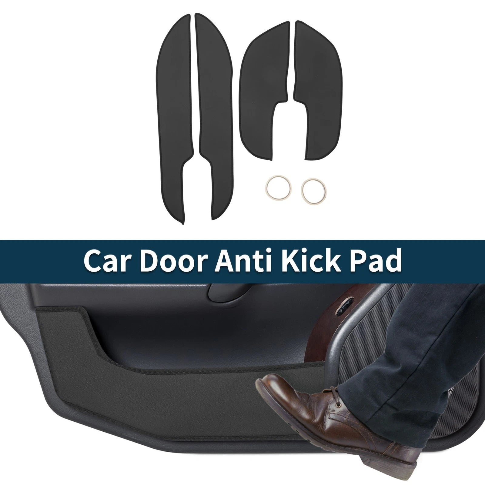 Car Door Anti Kick Pad Protector Set for Mitsubishi Outlander (2013–2020)