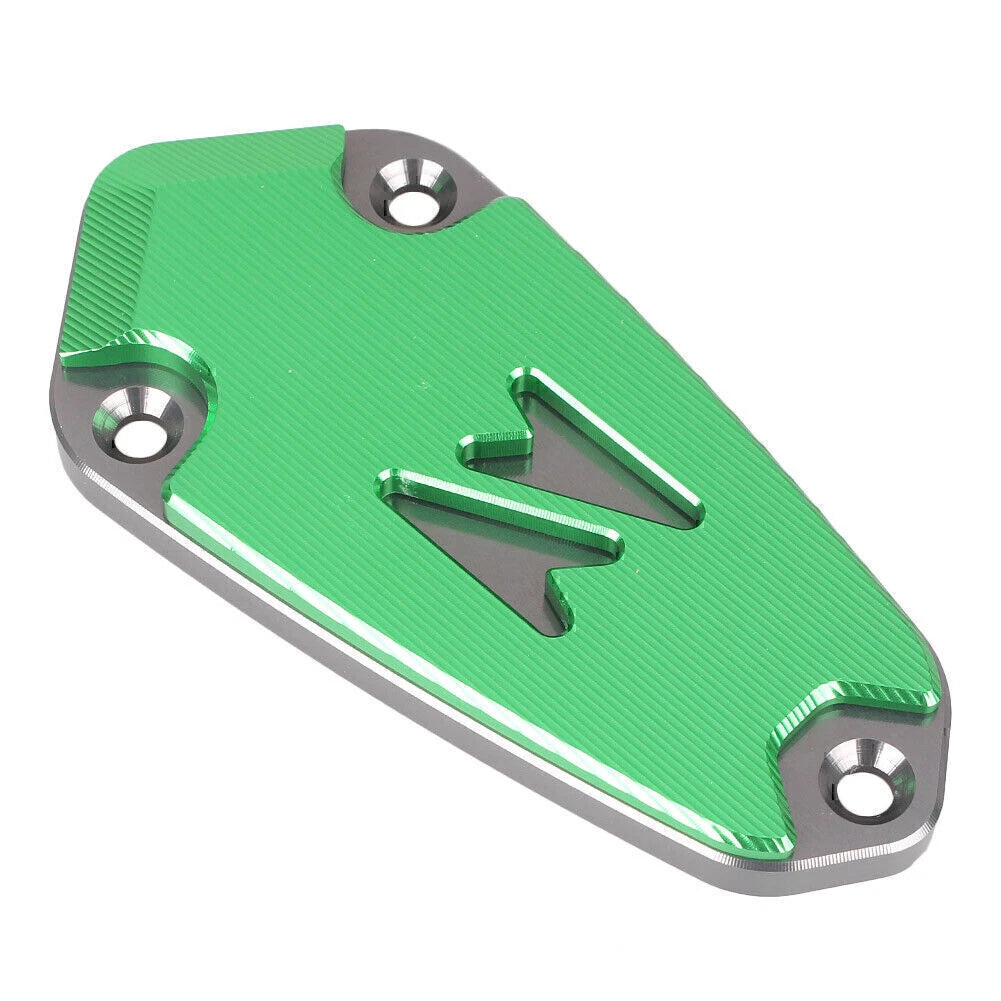 Front Brake Fluid Reservoir Cover for Kawasaki Z1000 (2010–2017) - Green Cap
