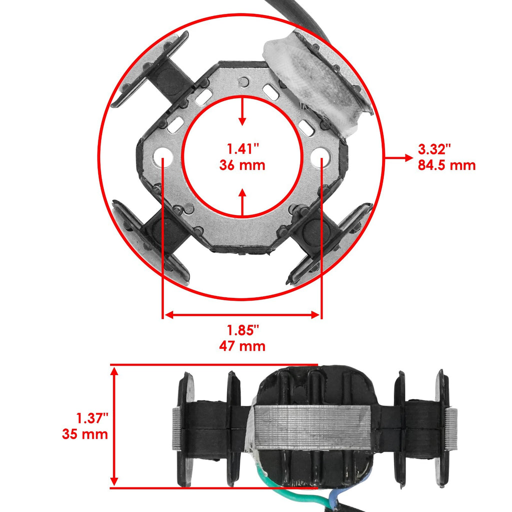 Stator for Suzuki DR-Z125L Replacement (2003–2010)