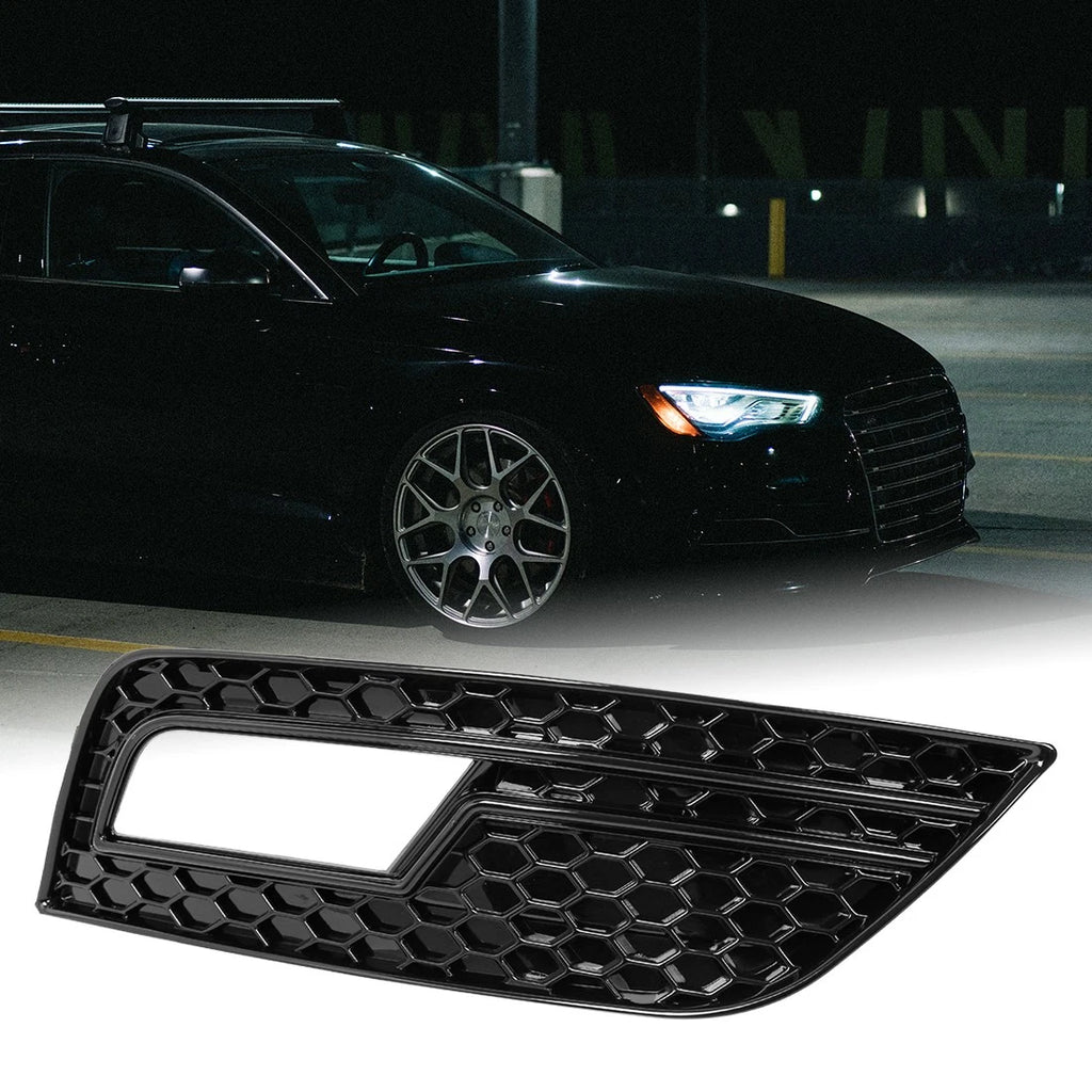 Front Right Fog Light Grille Cover Trim Replacement for Audi A4L (2013–2016)