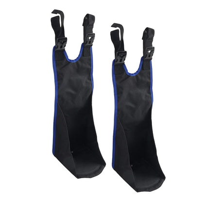 2x Universal Adjustable Foldable ATV Rear Passenger Seat Foot Rest Footpegs