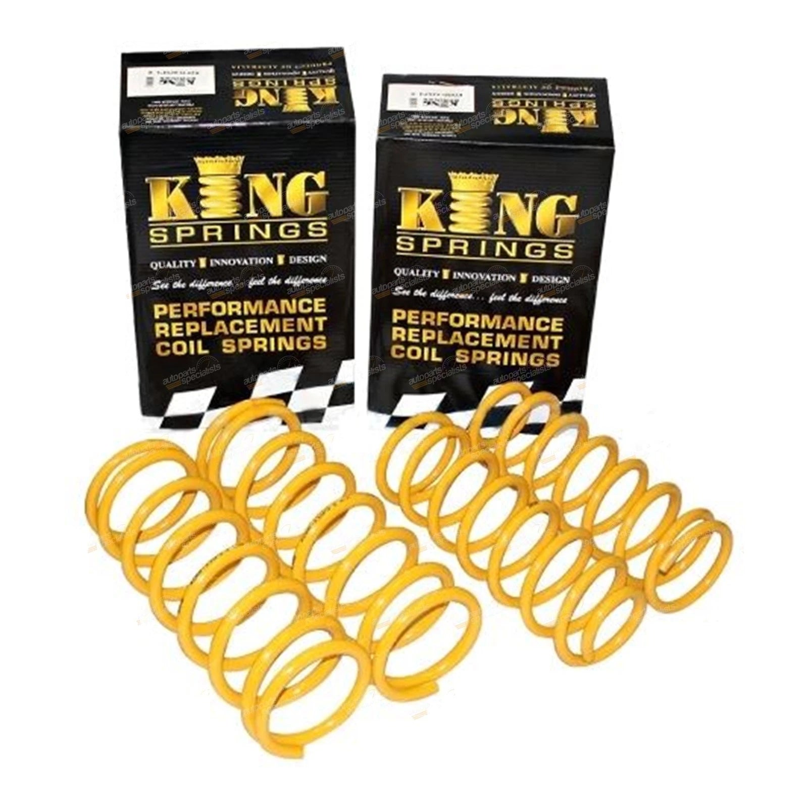 Set of 2 Coil Springs for Holden VF Commodore Ute (2013–2017)