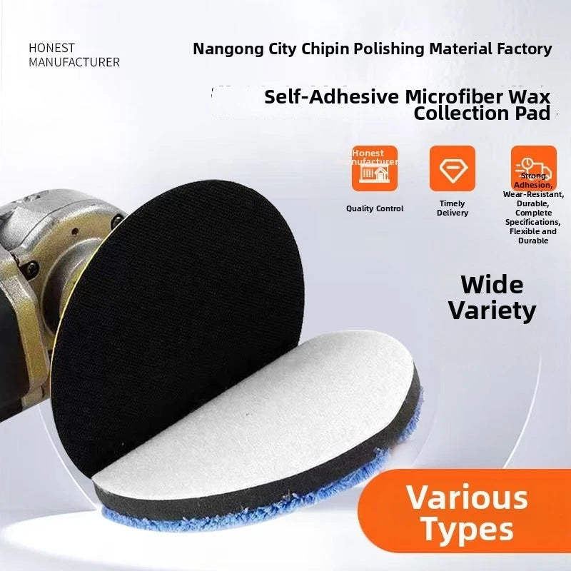 Microfiber Wax Collector Pad for Car Detailing (3 to 7 Inch)