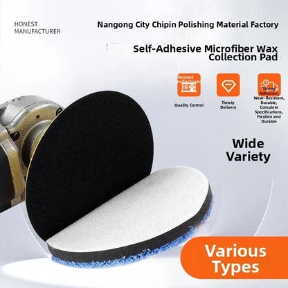 Microfiber Wax Collector Pad for Car Detailing (3 to 7 Inch)