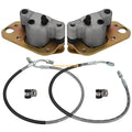 Front Brake Calipers & Hose Lines for Polaris Scrambler 400 500 (1998–2000)