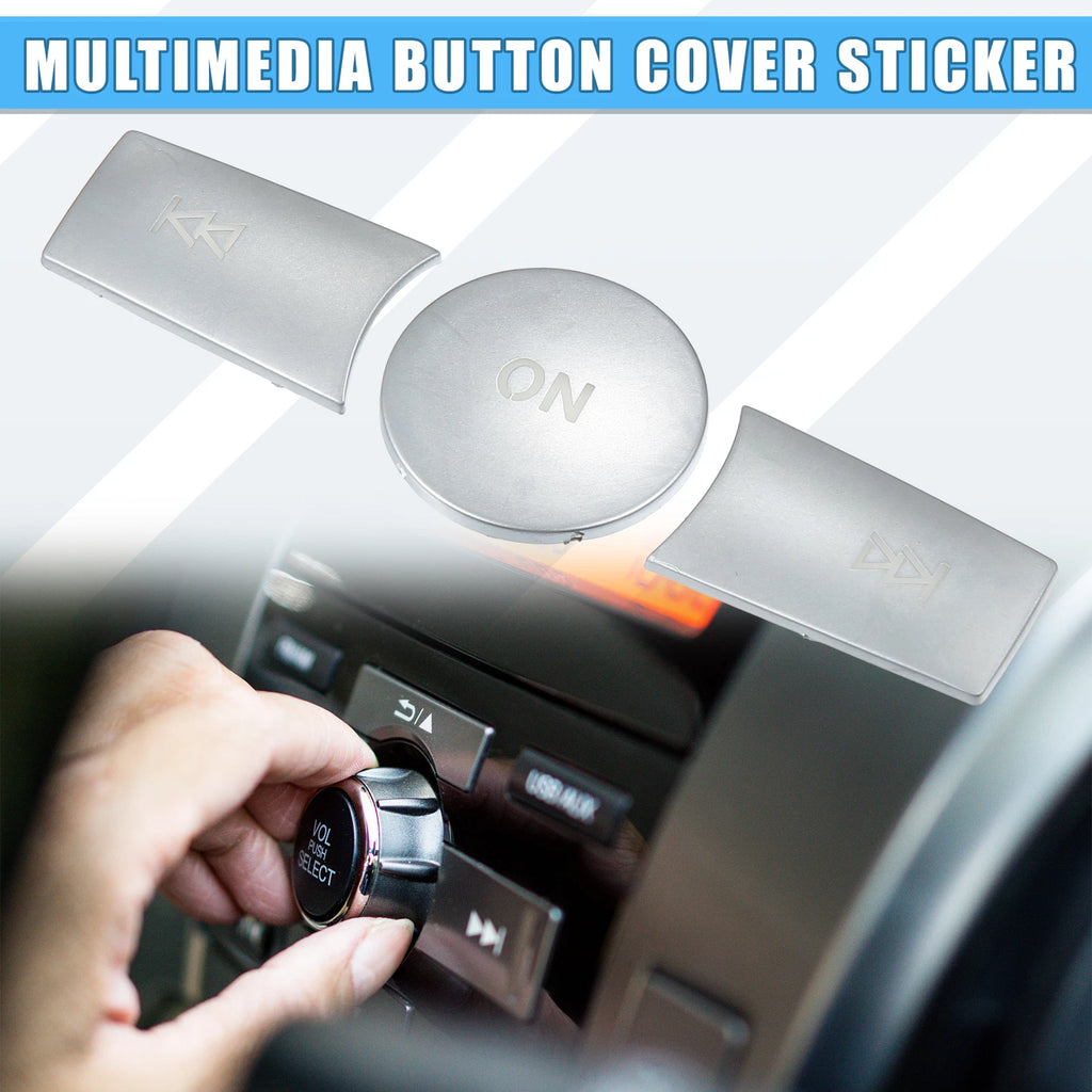 Multimedia Radio Button Cover Sticker for Mercedes-Benz C Class (2005–2015)