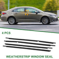 Weatherstrip Window Seal Kit for Toyota 4pcs (2007–2019)