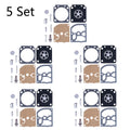Set of 5 Carburetor Diaphragm Kit for Stihl 017 018 MS180 MS170 (RB-77 RB-66)