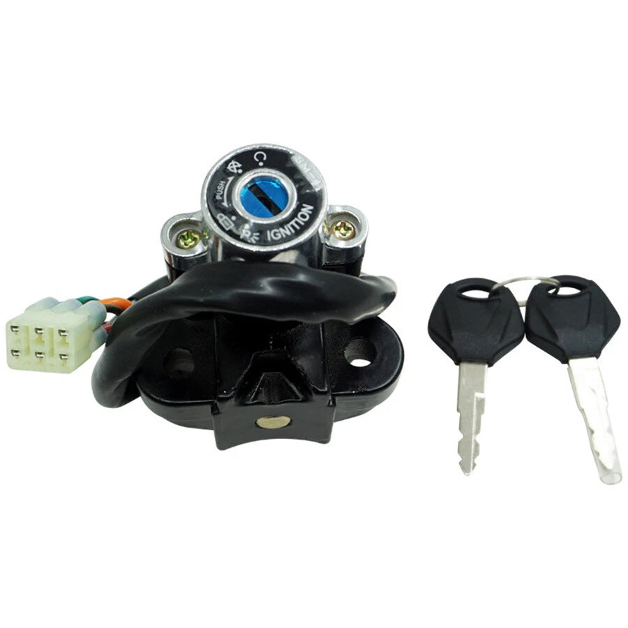 Ignition Lock Switch for Kawasaki Yamaha Motorcycle (Universal) w/2 Keys