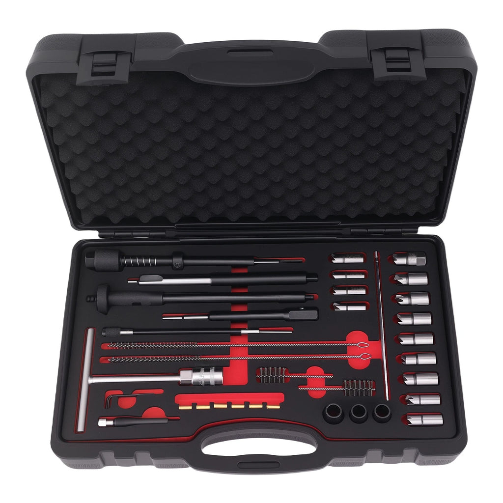 35 PCS Diesel Injector Seat Cutter Set for