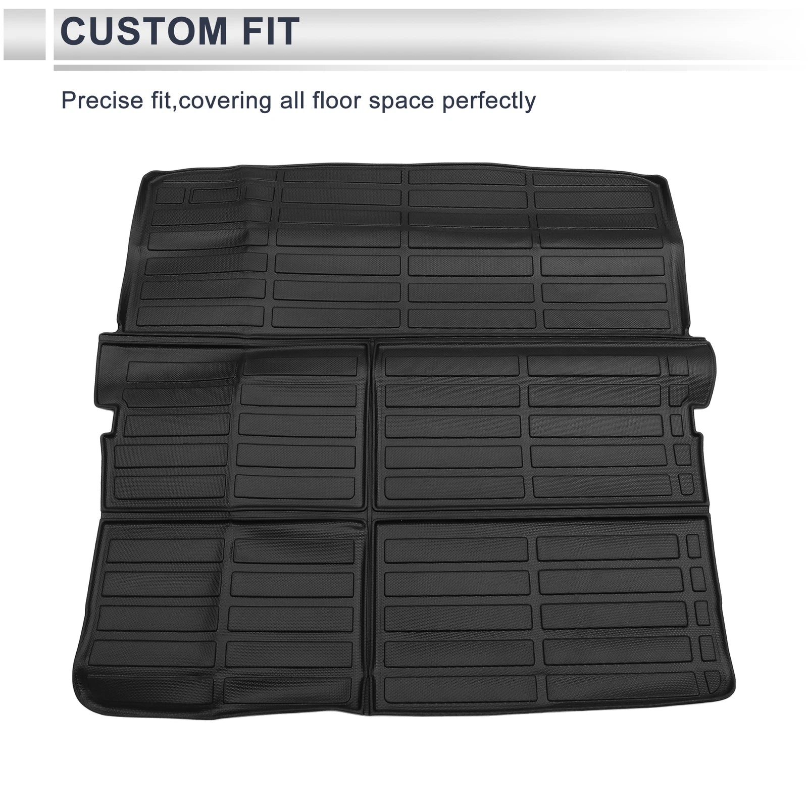 Cargo Liner Rear Trunk Mat for Honda Pilot (2023–2024) TPE Long Grid