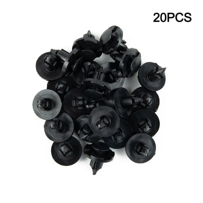 Bumper Retainer Set for Nissan # Plastic Black Fastener Rivet