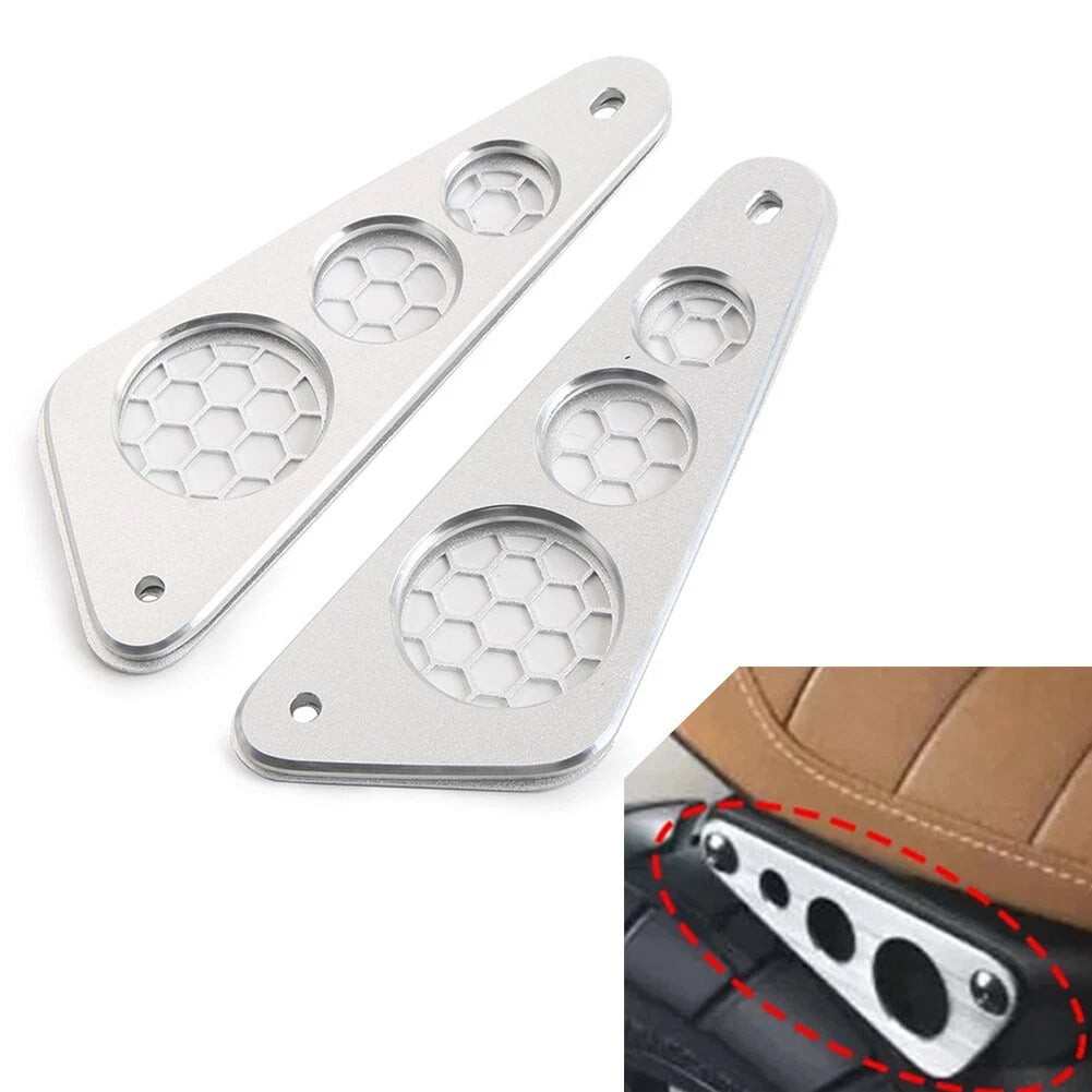 Rear Panel Guards for Yamaha XSR155 (2019–2022) - Silver Frame Cover Plate